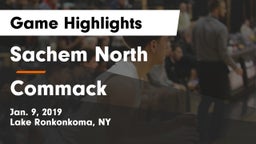 Sachem North  vs Commack  Game Highlights - Jan. 9, 2019