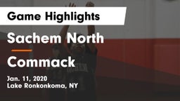 Sachem North  vs Commack  Game Highlights - Jan. 11, 2020