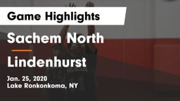 Sachem North  vs Lindenhurst  Game Highlights - Jan. 25, 2020