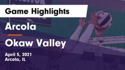 Arcola  vs Okaw Valley  Game Highlights - April 5, 2021