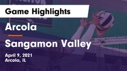 Arcola  vs Sangamon Valley Game Highlights - April 9, 2021