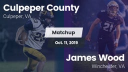 Matchup: Culpeper County vs. James Wood  2019