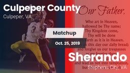 Matchup: Culpeper County vs. Sherando  2019