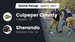 Recap: Culpeper County  vs. Sherando  2021