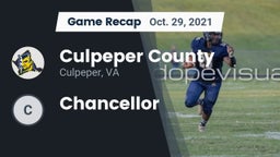 Recap: Culpeper County  vs. Chancellor 2021