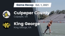 Recap: Culpeper County  vs. King George  2021