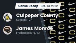 Recap: Culpeper County  vs. James Monroe  2022