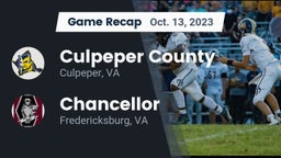 Recap: Culpeper County  vs. Chancellor  2023