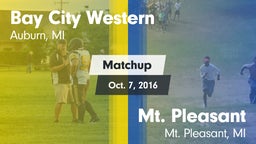 Matchup: Bay City Western vs. Mt. Pleasant  2016