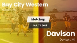 Matchup: Bay City Western vs. Davison  2017