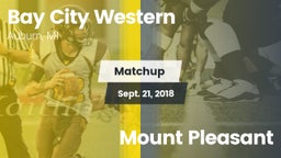 Matchup: Bay City Western vs. Mount Pleasant  2018