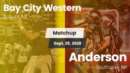 Matchup: Bay City Western vs. Anderson  2020