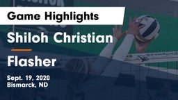 Shiloh Christian  vs Flasher  Game Highlights - Sept. 19, 2020