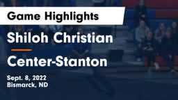 Shiloh Christian  vs Center-Stanton  Game Highlights - Sept. 8, 2022