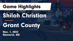 Shiloh Christian  vs Grant County Game Highlights - Nov. 1, 2022