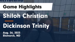 Shiloh Christian  vs Dickinson Trinity  Game Highlights - Aug. 26, 2023