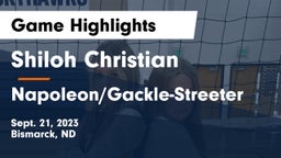 Shiloh Christian  vs Napoleon/Gackle-Streeter  Game Highlights - Sept. 21, 2023
