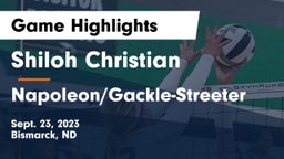 Shiloh Christian  vs Napoleon/Gackle-Streeter  Game Highlights - Sept. 23, 2023