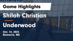 Shiloh Christian  vs Underwood  Game Highlights - Oct. 12, 2023