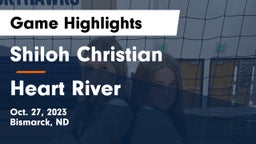 Shiloh Christian  vs Heart River  Game Highlights - Oct. 27, 2023