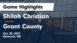 Shiloh Christian  vs Grant County Game Highlights - Oct. 30, 2023