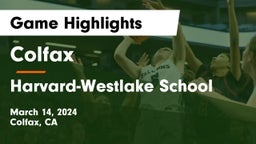 Colfax  vs Harvard-Westlake School Game Highlights - March 14, 2024