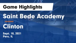Saint Bede Academy vs Clinton  Game Highlights - Sept. 18, 2021