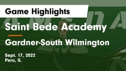 Saint Bede Academy vs Gardner-South Wilmington  Game Highlights - Sept. 17, 2022