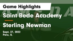 Saint Bede Academy vs Sterling Newman  Game Highlights - Sept. 27, 2022