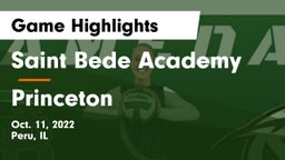 Saint Bede Academy vs Princeton  Game Highlights - Oct. 11, 2022