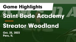 Saint Bede Academy vs Streator Woodland Game Highlights - Oct. 25, 2022