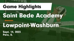 Saint Bede Academy vs Lowpoint-Washburn Game Highlights - Sept. 14, 2023