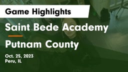 Saint Bede Academy vs Putnam County Game Highlights - Oct. 25, 2023