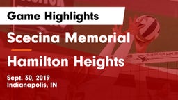 Scecina Memorial  vs Hamilton Heights Game Highlights - Sept. 30, 2019