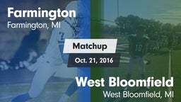 Matchup: Farmington vs. West Bloomfield  2016