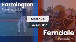 Matchup: Farmington vs. Ferndale  2017