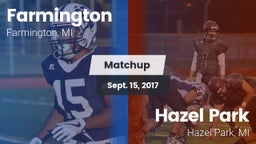 Matchup: Farmington vs. Hazel Park  2017