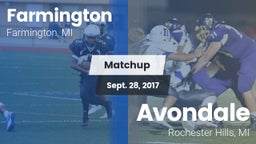 Matchup: Farmington vs. Avondale  2017