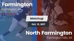 Matchup: Farmington vs. North Farmington  2017