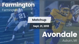 Matchup: Farmington vs. Avondale  2018