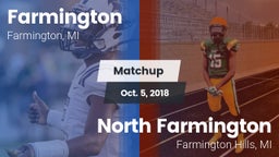 Matchup: Farmington vs. North Farmington  2018