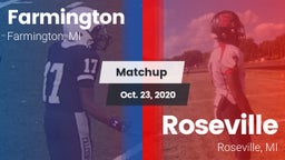 Matchup: Farmington vs. Roseville  2020