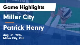 Miller City  vs Patrick Henry  Game Highlights - Aug. 31, 2023