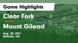Clear Fork  vs Mount Gilead  Game Highlights - Aug. 28, 2021