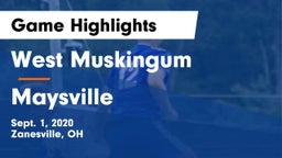 West Muskingum  vs Maysville  Game Highlights - Sept. 1, 2020