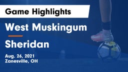 West Muskingum  vs Sheridan Game Highlights - Aug. 26, 2021