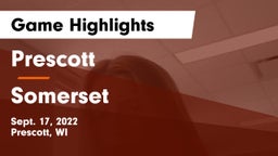 Prescott  vs Somerset  Game Highlights - Sept. 17, 2022