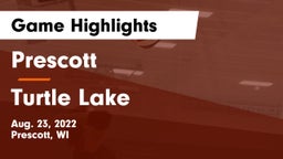 Prescott  vs Turtle Lake  Game Highlights - Aug. 23, 2022