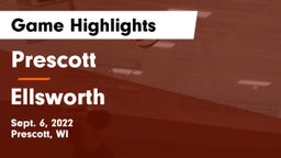 Prescott  vs Ellsworth  Game Highlights - Sept. 6, 2022