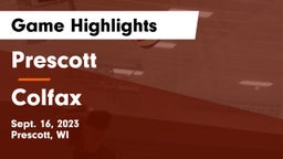 Prescott  vs Colfax  Game Highlights - Sept. 16, 2023